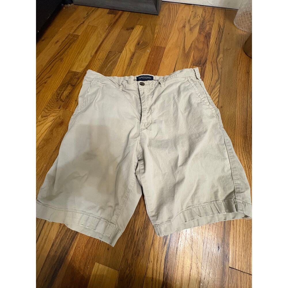 American Eagle Next Level Flex Khaki Shorts